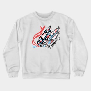 Ojibwe & Feather 2 Crewneck Sweatshirt